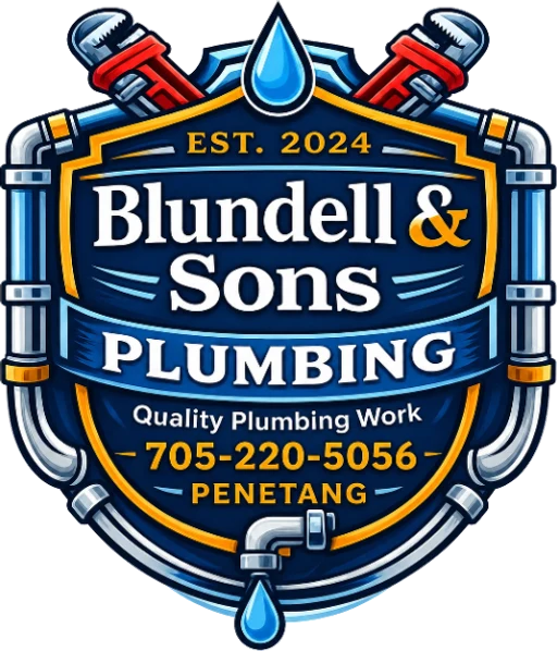 Blundell & Sons Plumbing shield logo